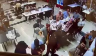 Heimlich manevrasıyla kurtarıldı