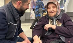 94 yaşındaki Sebile Nine'ye "Alo Evlat Sağlık" hizmeti