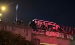 Genç sevgilisiyle tartıştı sonra köprüye çıktı!