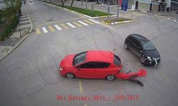 9 ayrı trafik kazası kameraya yakalandı