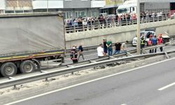 D-650'de tır ve kamyonet çarpıştı