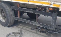Tırın çarptığı bisikletli çocuk öldü