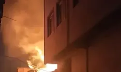 ASEM'de iş yeri alev alev yandı!