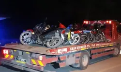 Sakarya'da yasa dışı motosiklet yarışına ağır darbe