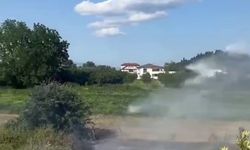 Akyazı'da otluk alanda yangın!