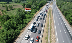 Otoyolda trafik zaman zaman durma noktasına geldi