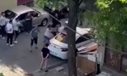 Kapıları zorlayan madde bağımlısına meydan dayağı
