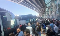 Bayramın son gününde terminalde yoğunluk