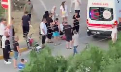 3 yaşındaki çocuğa motosiklet çarptı!