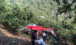 Fındık işçilerini taşıyan araç şarampole yuvarlandı: Ölü ve yaralılar var