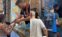 Külah oyunuyla kadını taciz etti!