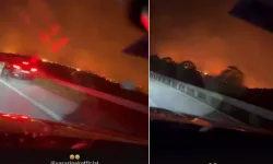 Ünlü şarkıcı alevlerin ortasında kaldı!