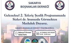Sakarya Boşnaklar Derneği’nden Geleneksel Teferiç şenliği