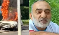 Meclis önünde araç yakan şahsın 16 suç kaydı çıktı!