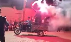 Magandalar düğünde tehlike saçtı!