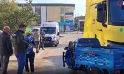 Elektrikli bisiklet ile tır çarpıştı: 1 yaralı