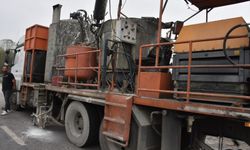 Şerit çizme makinesinin kazanı patladı: 2 yaralı!