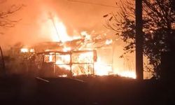 İş yerinde korkutan yangın!