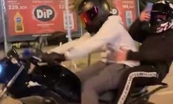 Şov yapmak isterken kaza yaptı