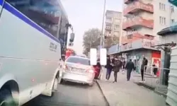 Trafikte yol verme tartışması!