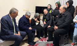 Şehidimizin evine taziyeye gittiler