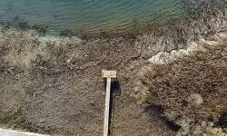 Sapana Gölü'nde su seviyesi alarm veriyor