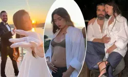 Ünlü çiftten aile pozu