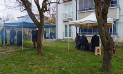 Hendekli umrecinin evinde taziye çadırı kuruldu