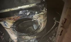 Çamaşır makinesi evi küle çevirdi