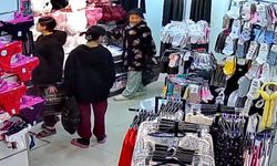 İç çamaşırı hırsızlığı kameraya yakalandı