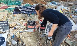 96 kişiye mezar olan apartmanın önünde adalet aradılar