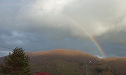 Yağmur sonrası görsel şölen