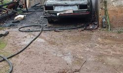 Hem otomobili hem evi alev aldı!