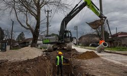 3 bin 500 metrelik yağmursuyu hattı tamamlandı