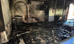 Camide çıkan yangın maddi hasara yol açtı