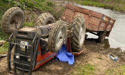 Traktörün altında can verdi