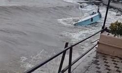 Lodos çok sayıda tekneyi batırdı