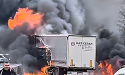 İki tır çarpıştı: D-650 savaş alanına döndü