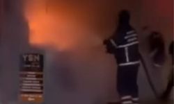 Dükkanda korkutan yangın!