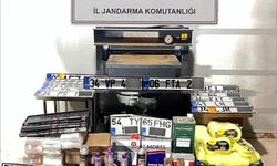 Sahte plaka basanlara darbe!