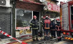 İşletmeci dışarıdayken dükkanı yandı!