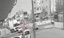 Yürekleri ağza getiren kaza kamerada!