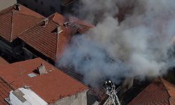 Şehir merkezinde yangın paniği!