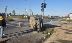 Karasu-Kocaali yolunda korkutan kaza