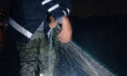 Sapanca Gölü'nde gece denetimi