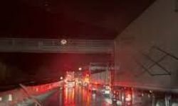 Üst geçitte intihar girişimi