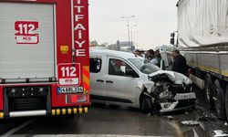 İtfaiye aracı yangına giderken kazaya karıştı!