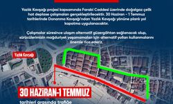 O güzergah trafiğe kapatılacak