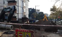 Altyapı çalışmasında korkutan patlama