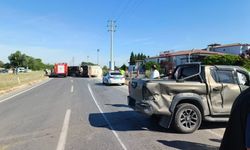 Hastanenin önünde feci kaza!